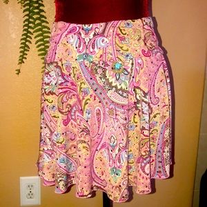 Paisley skirt with sequins